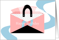 Happy Birthday bag of gifts card