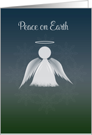 Peace on Earth Angel Happy New Year 2025 card