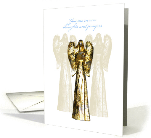 Angels, You are in Our thoughts and prayers card (748257)