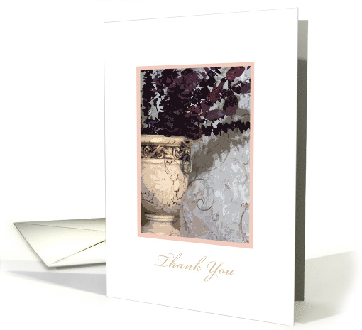 Picturesque Vase Thank You card (751322)