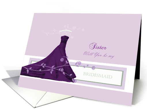 PreciousSISTERBridesmaid Invitation card (769321)
