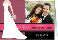 Save The Date for the wedding of card