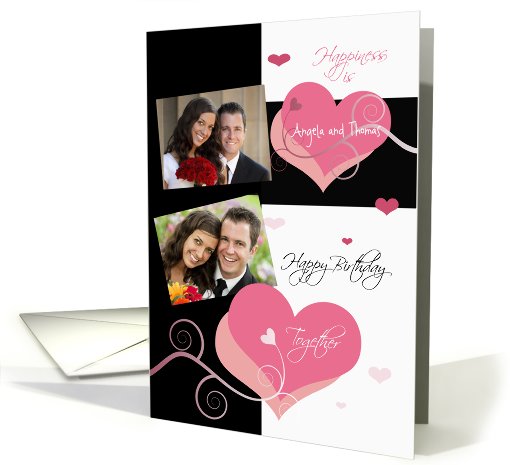 Happiness is You and Me Birthday card (870910)