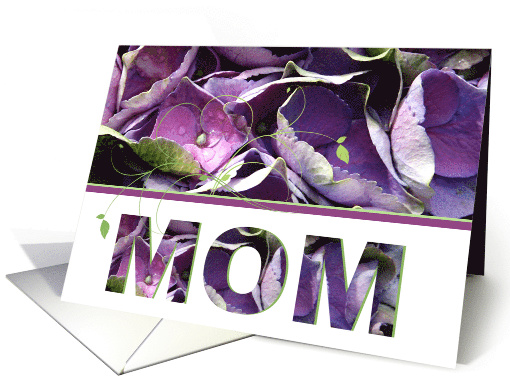 Mom Hydrangeas Mother's Day card (921448)