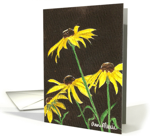 Blank Notecard Floral Collection Art by AnnaMarie card (208670)