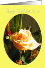 Birthday Rose Nana card