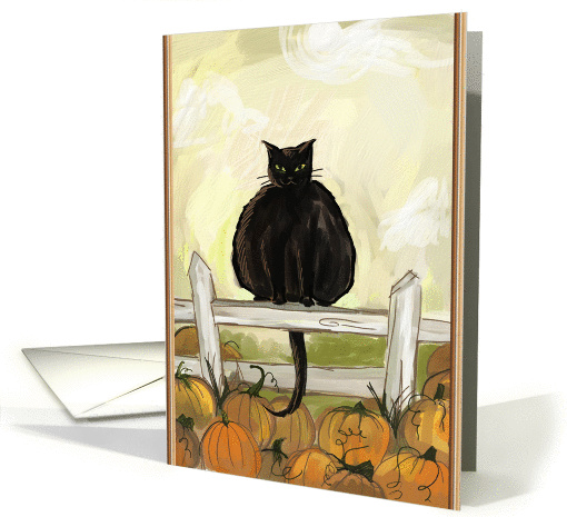Halloween Cat card (236397)