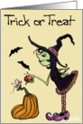 Tricky Witch card