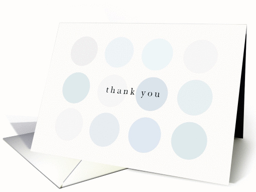 Neutral Thank You Dots card (241678)