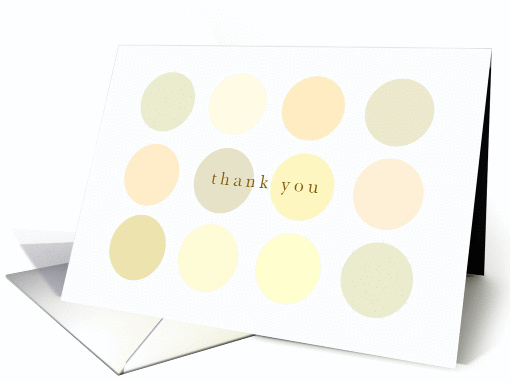 Buff Thank You Dots card (241684)