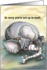 Get Well Elephant card