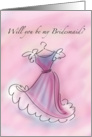 Bridesmaid Pink Dress card
