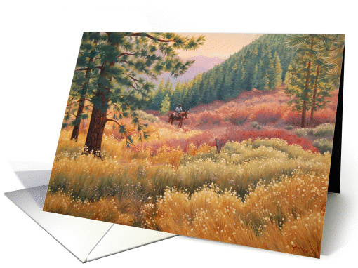 Autumn Meadow at Big Bear card (215165)