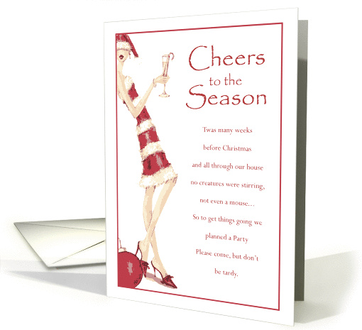 Cheers to the Season--Party card (286040)