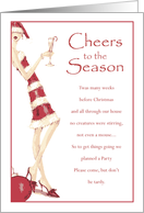 Cheers to the Season--Party card