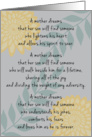 Son Wedding Day Congratulations a Mother Dreams Yellow Flowers on Gray card