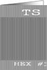 TS 19: Hex #333333 No Red Guide Lines Created 10/14 card