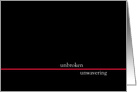 Thin Red Line Card