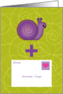 Summer Camp Snail Mail Humorous card