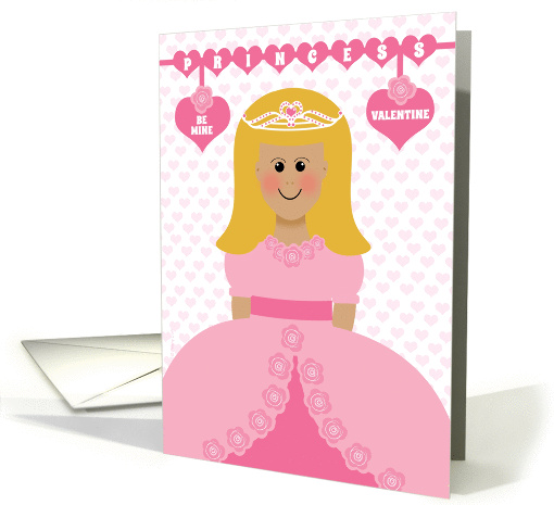 Princess Valentine Young Girl Blonde Hair Pink Roses... (1016021)