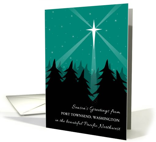 Washington Season's Greetings Christmas Pacific Northwest... (1024527)