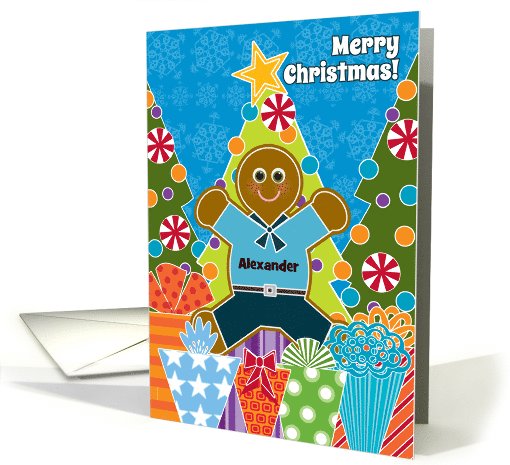 Custom Christmas Gingerbread Boy Personalize for Any Name... (1058281)