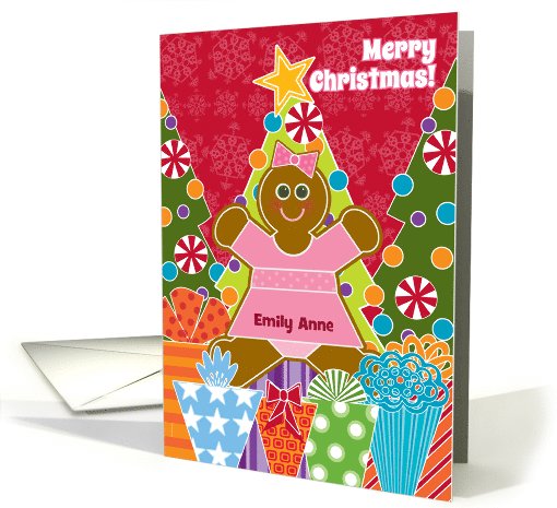 Custom Christmas Gingerbread Girl Personalize for Any... (1058313)