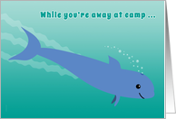 Away at Camp Porpoise Diving into the Ocean Fun Letter from Home card