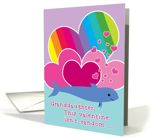 Granddaughter Valentine Funny Cute Porpoise Bad Pun... (1355296)