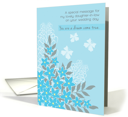 Daughter in law Wedding Congratulations from One Parent... (1531880)