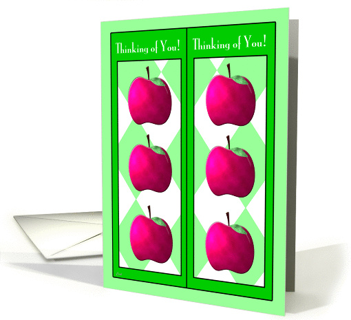 Get Well Apples Bookmark card (219821)