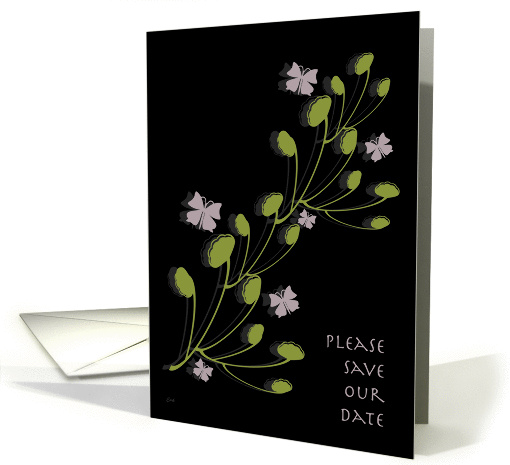 Ginkgo Save the Date card (233352)