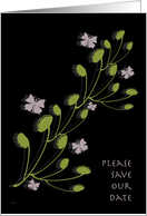 Ginkgo Save the Date card