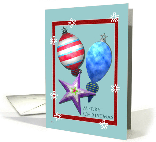 Vintage Ornaments card (256761)
