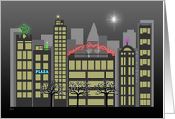 Christmas Cityscape card