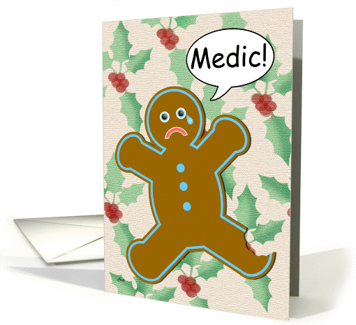 Christmas Gingerbread Humor card (268670)
