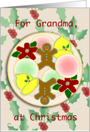 Christmas Cookies for Grandma card