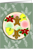 Holiday Cookies Happy Holidays card