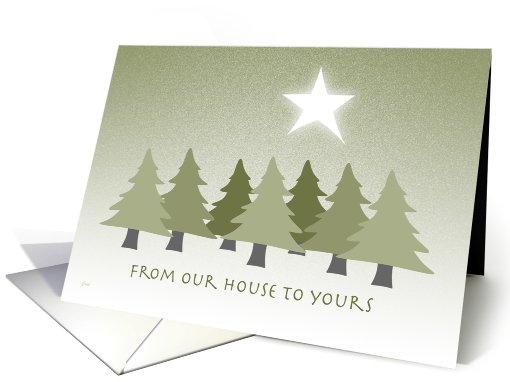 Christmas Our House to Yours: Trees & Star card (275848)