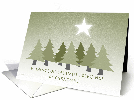 Recovery: Christmas Simple Blessings card (275884)