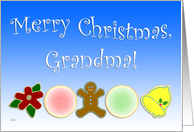Christmas Cookies for Grandma card