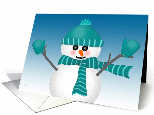 Snowfolks: Cool Yule card (281145)