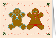 Christmas Gingerbread card