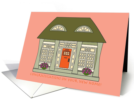 Craftsman Bungalow New Home card (293067)