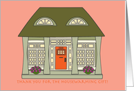 Craftsman Bungalow Gift Thank You card