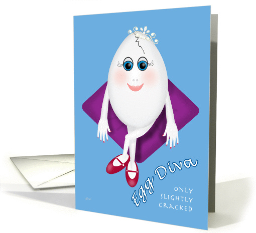 Thinking of you:  Egg Diva card (295646)