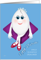 Thinking of you: Egg Diva card