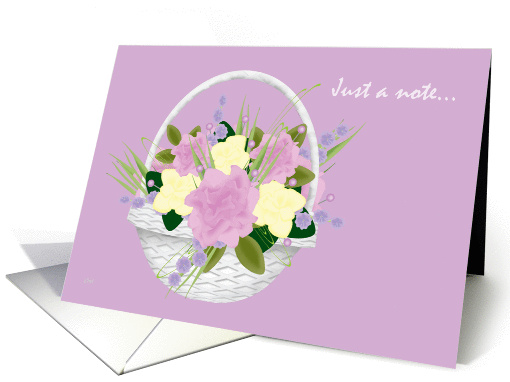 Flower Basket Note card (299878)