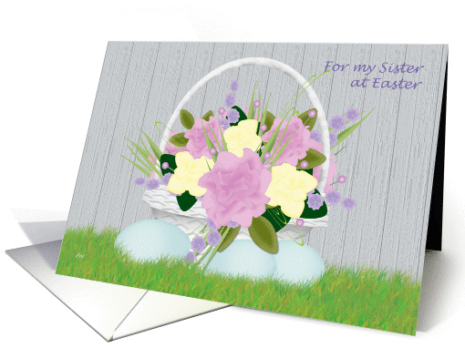 Easter Basket Sister card (301049)