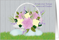 Easter Basket Our House to Yours card